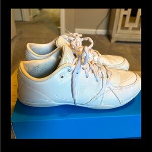 Varsity White Athletic Shoes